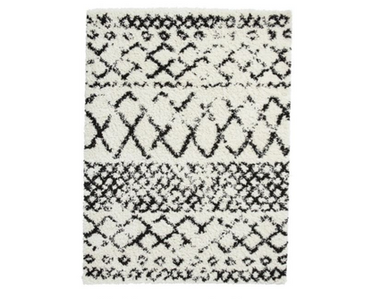 Scarlett White/Black - 120cm x 170cm