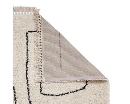 Baxter White/Black - 160cm x 220cm