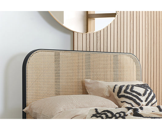 Michelle Super King Rattan - Black