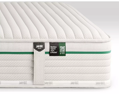 Jay-Be® Natural Fresh Bamboo Hybrid 2000 e-Pocket Mattress - Single