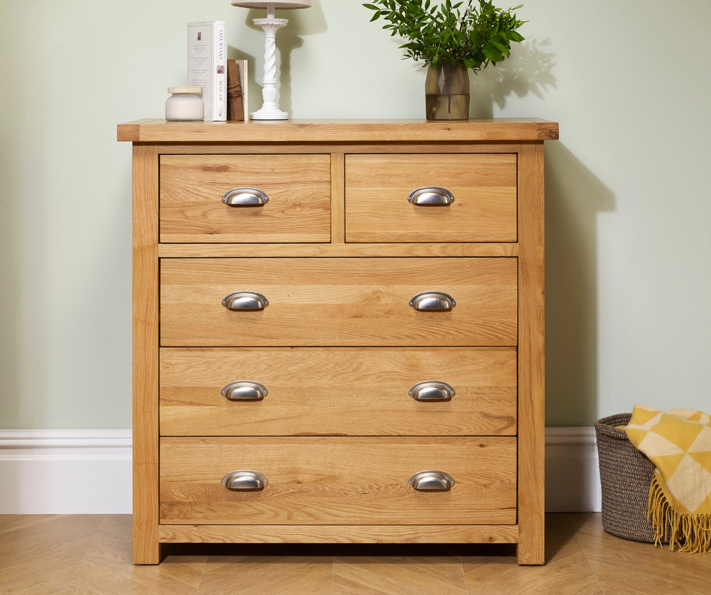 Winona 3 + 2 Chest - Oak