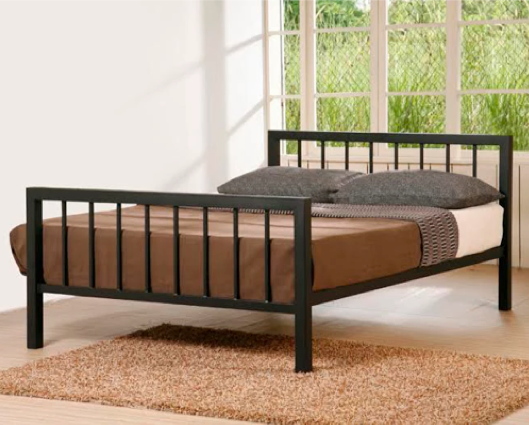 Madalene Single Bed Frame-Black