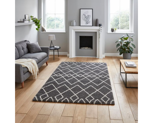 Roy Grey/Cream- 160cm x 220cm
