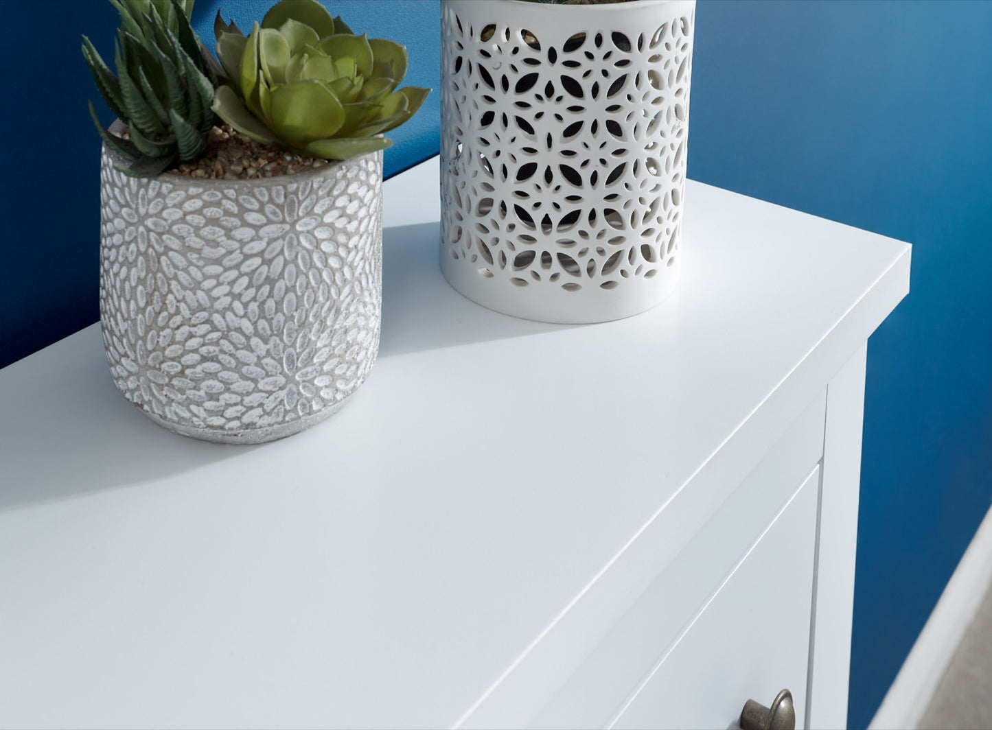 Deluxe 2 Tier Shoe Cabinet-White