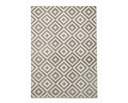 Gino Grey/White - 80cm x 150cm