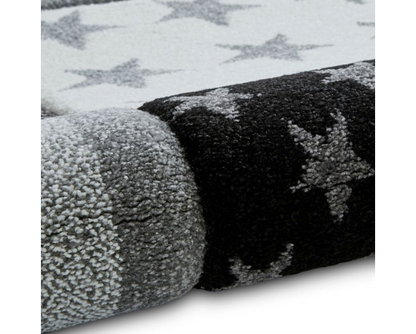 Patch Pattern Kids Rug - Grey - 120cm x 170cm 