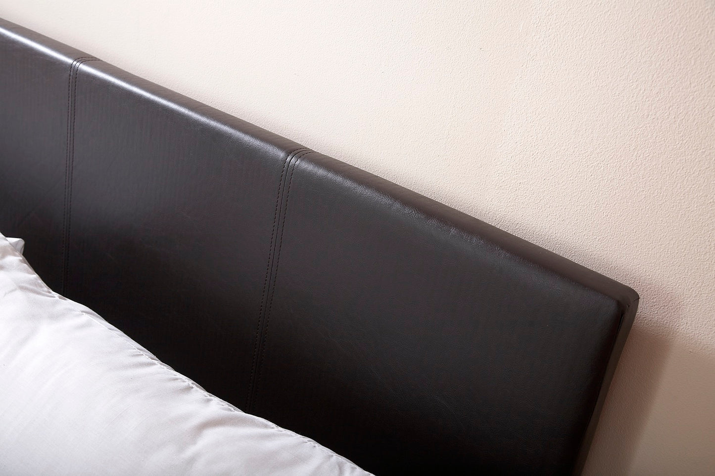 Simple Small Double Bed in a Box-Black
