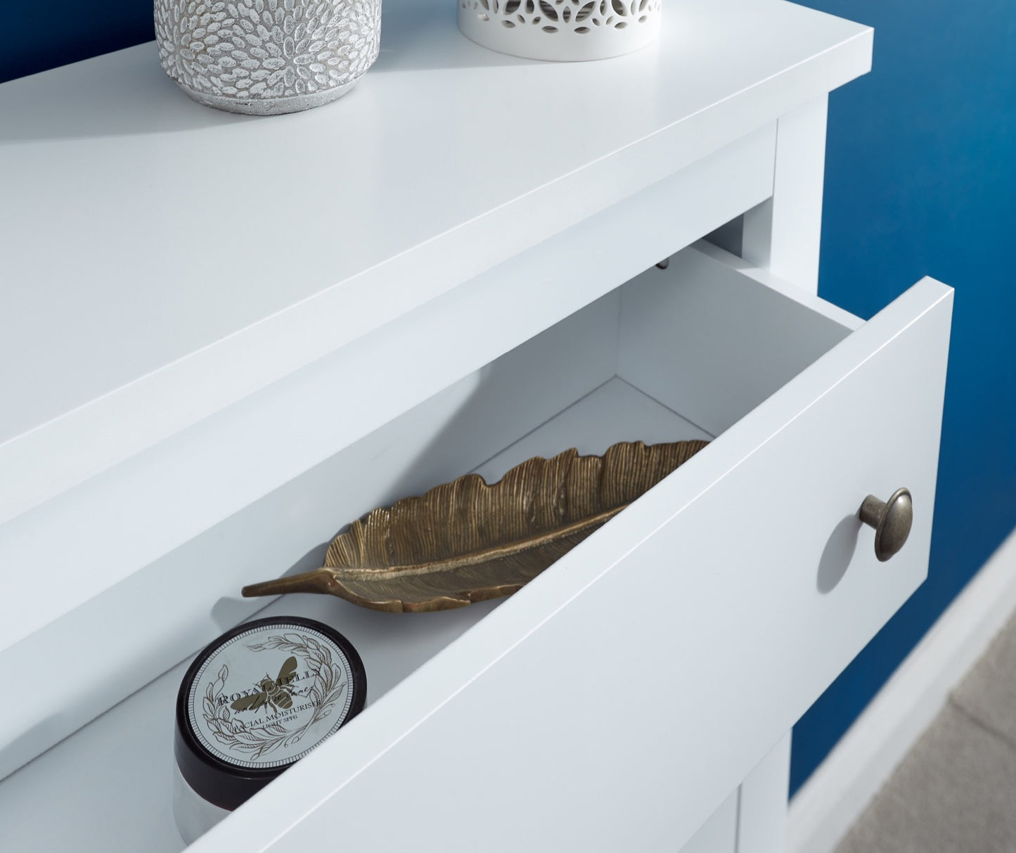 Deluxe 2 Tier Shoe Cabinet-White