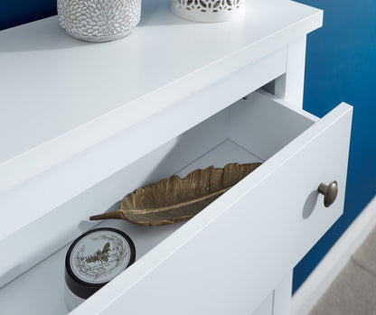 Deluxe 2 Tier Shoe Cabinet-White