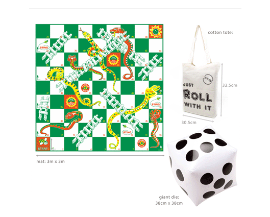 Giant Snakes and Ladders