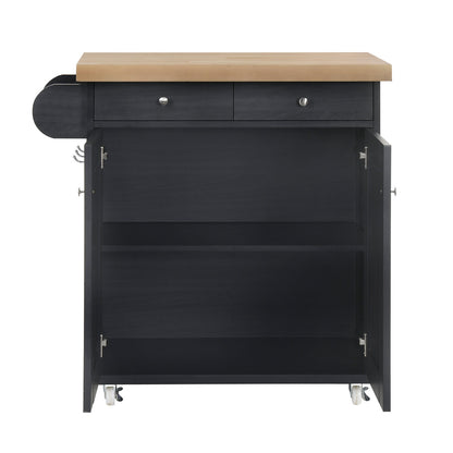 Piero Kitchen Island Black