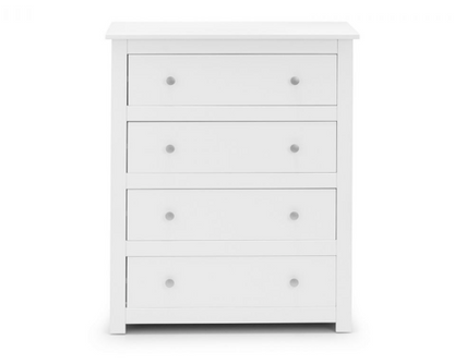 Cassini 4 Drawer Chest-White