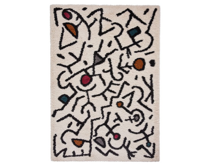 Royalty Cream/Black/Multi- 160cm x 220cm