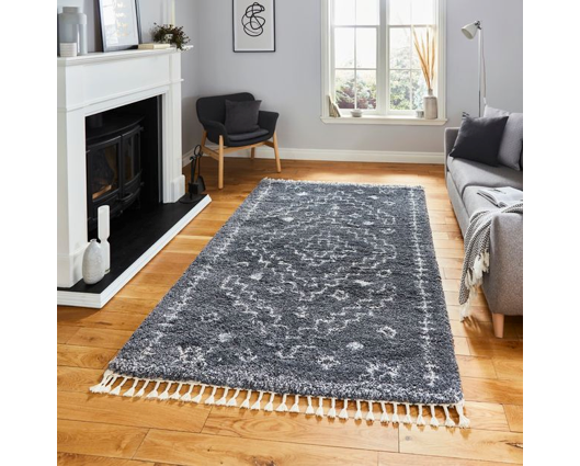 Arlo Rug Grey/Ivory- 160cm x 220cm