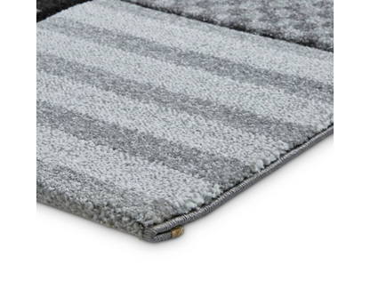 Patch Pattern Kids Rug - Grey - 120cm x 170cm 